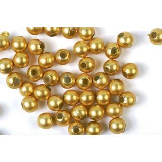Voksperler 4mm 500g mat guld