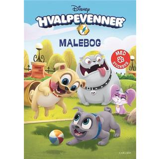 Hvalpevenner Malebog