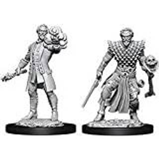 D&D Nolzurs fantastiske miniatyrer - mandlig menneskelig krigsslock