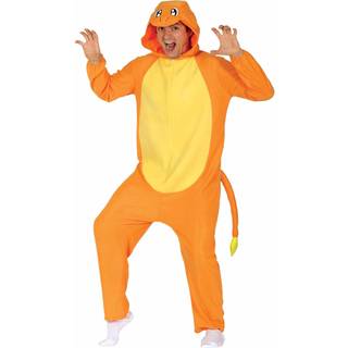 Orange drage kostume