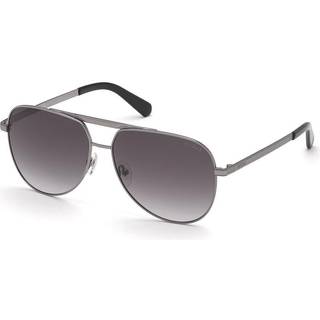 Guess GU00027 08B 61 Solbriller Mænd Grå - Shiny Anthracite Grey - 61mm