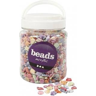 Pastelperler 9-12 mm - 500 g til kreative projekter