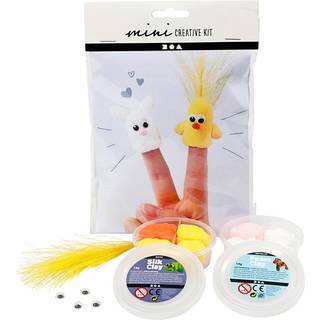 Mini DIY Kit til Fingerdukker - Skab Unikke Dukker