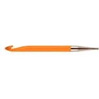 KnitPro Trendz Udskiftbare TUNESISK hæklenåle (5-12mm) 10.00mm - orange Indhold:1 tunesisk hæklenål Materiale:Akryl Type: Tunesisk hæklenål Størrelser: 5-12.00 mm Længde:15 cm Wire/kabel følger ikke med. Kan bruges sammen med alle kabler fra KnitPro..