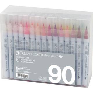 ZIG Clean Color Pensel Pen Sæt m. 90