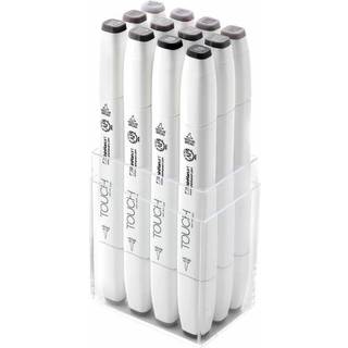 Twin Brush Marker Warm Grey 12teilig - Grautöne