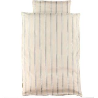 Baby sengetøj GOTS (70x100 cm) - Balance stripes Blue mix