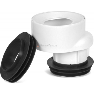 Faluplast 2316850 Toilet tilslutning 110 mm, med pakning og hætte