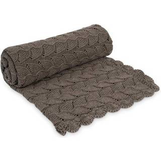 That's Mine - Chiffonette strikket tæppe - Earth brown melange