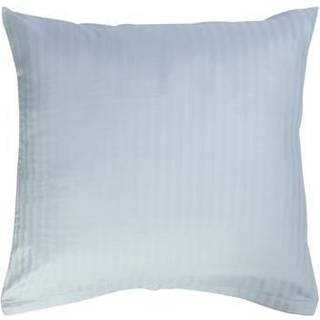 Pudebetræk 60x63 cm - 100% Bomuldssatin - Lyseblåt ensfarvet hovedpudebetræk - Borg Living