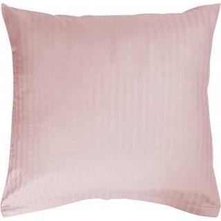 Pudebetræk 60x63 cm - 100% Bomuldssatin - Lyserød ensfarvet hovedpudebetræk - Borg Living