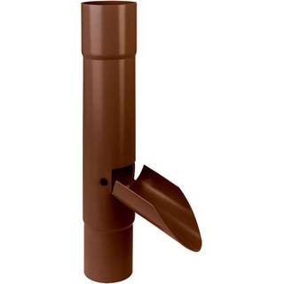 Plastmo vandudviser m/klap Ø75 brun 5259440