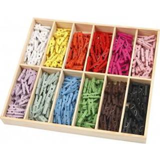 Creativ Company Mini Clothespins Coloured 12x24st.