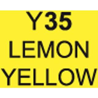 Twin Brush Marker - Lemon Yellow