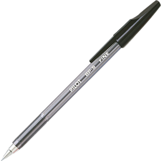 Pilot BP-S ball point pen fine black 12 stk.