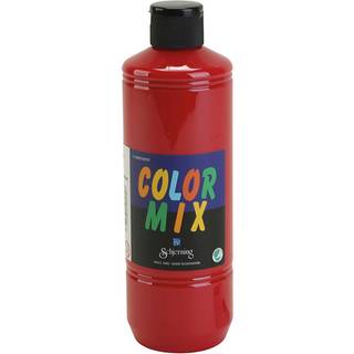 Skole Lasurmaling Primær Rød 500ml - Kreativ Maling