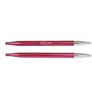 KnitPro Zing UDSKIFTBARE rundpinde (3.5-8.00mm) 6.50 mm Coral Indhold:2 udskiftbare rundpinde Materiale:Aluminium Typer: Udskiftbare rundpinde Størrelser: 3.50-8.00 mm.