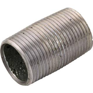 Nippelrør sammenskåret galvaniseret 1/2"