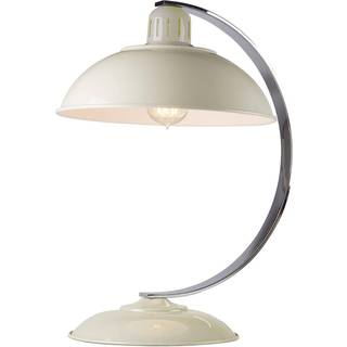 Franklin bordlampe i retro-stil, grå