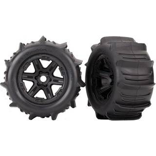Traxxas TRX-8674 Dæk & hjul Paddle 3.8 tommer 17 mm (2)