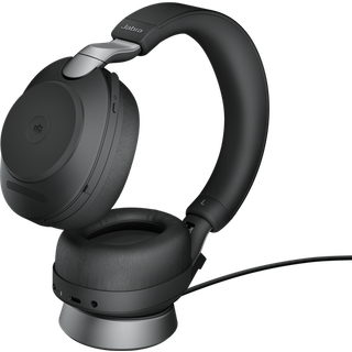 Jabra Evolve2 85 MS Stereo USB-A Black med Headset Holder