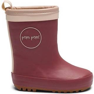 Pom Pom Vintergummistøvle Bordeaux - Str. 30