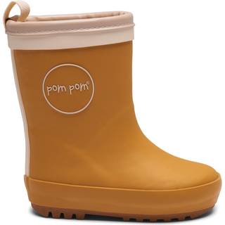 Pom Pom Vintergummistøvle Mustard - Str. 27