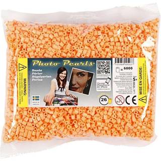 Photo Pearls Rørperler | 6000s. | Lys orange (26)