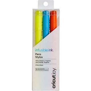 Cricut Joy Infusible Ink kuglepenne med fin spids 3-pak (gul, blå, orange)
