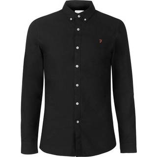 Farah Brewer Slim Fit Shirt Black