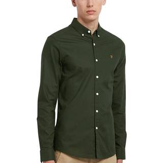 Farah Brewer Slim Fit Shirt Green