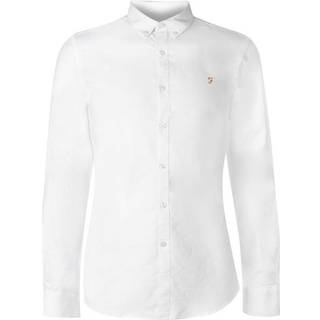 Farah Brewer Slim Fit Shirt White