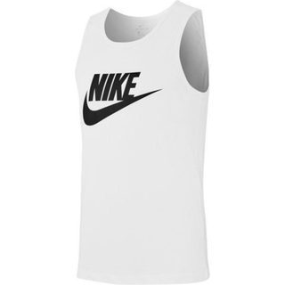 Nike Futura Icon Logo Vest T Shirt White