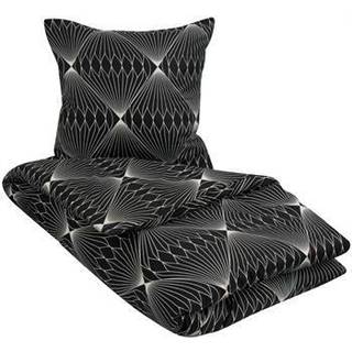 Sengetøj til kingsizedyne 240x220 cm - Diamond sort sengesæt - In Style sengelinned i mikrofiber