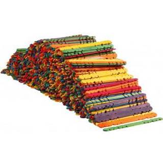 Konstruktionspinde i Assorterede Farver - 1000 stk.