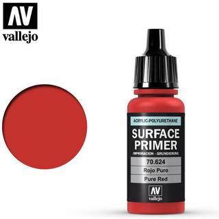 Vallejo Primer Poliurethan 17Ml Pure Red [Levering: 1-2 dage]