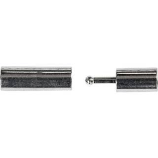 Forsølvet magnetlås 3x14 mm - 40 stk. pr. pakke