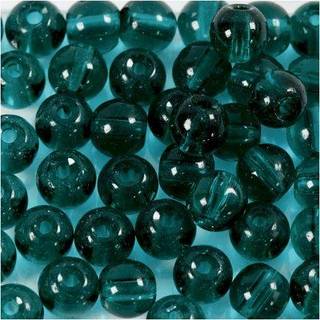 Glasperler 4mm, 45 stk Runde transparente glasperler 45 stk Findes i 6 forskellige farver Diameter: 4mm Hulstørrelse: 1mm.