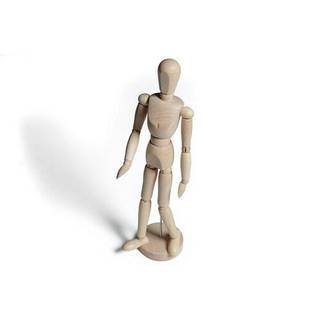 Mannequin Træ 30 cm Mannequin i træ. Mannequinen er 30 cm. .