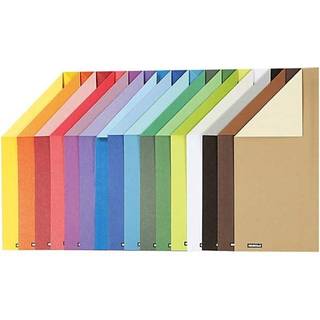 Color Bar Rivepapir A4 - 16 farver, 100 g, 1 pk