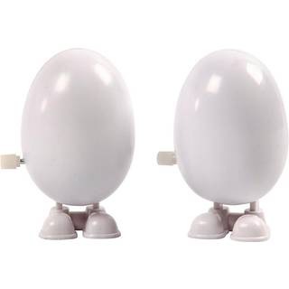 Mekanisk Hvid Figur 7 cm - 2 stk. til Kreativ Leg