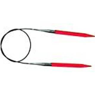 KnitPro Trendz FASTE rundpinde 60 cm (3.5-12.00mm) 3.50 mm Rød Indhold:1 fast rundpind Materiale:Akryl Typer: Faste rundpinde Størrelser:3.50-12.00 mm.