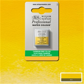 Watercolour proff. 1/2 pan cadminum-free, yellow