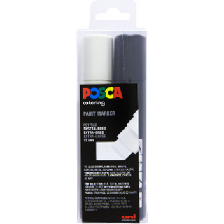 Uni Posca 2 stk./ PC17Kx2 / 15 mm. / Bre...