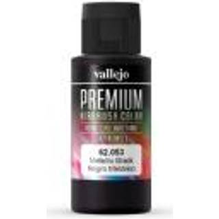 Vallejo Premium farve 62.053 Metallic Sort