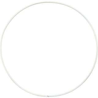 Hvide Metalringe 15 cm - 10 stk. til Kreative Projekter