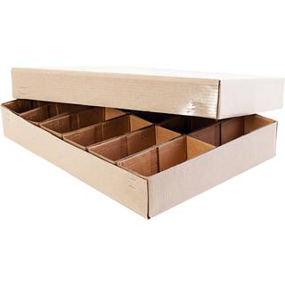Praktisk Farvekridtæske med 12 rum - 6x26x38 cm