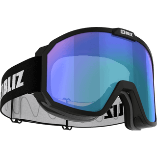 Bliz Rave Matt Black/Light Orange Blue Multi, OneSize