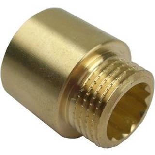 Haneforlænger 1/2''-20mm poleret messing
