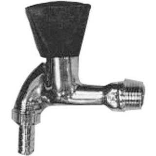 Aftapventil 1/2" med plastgreb krom